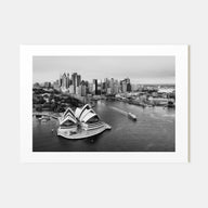 Australia Landscape B&W Poster