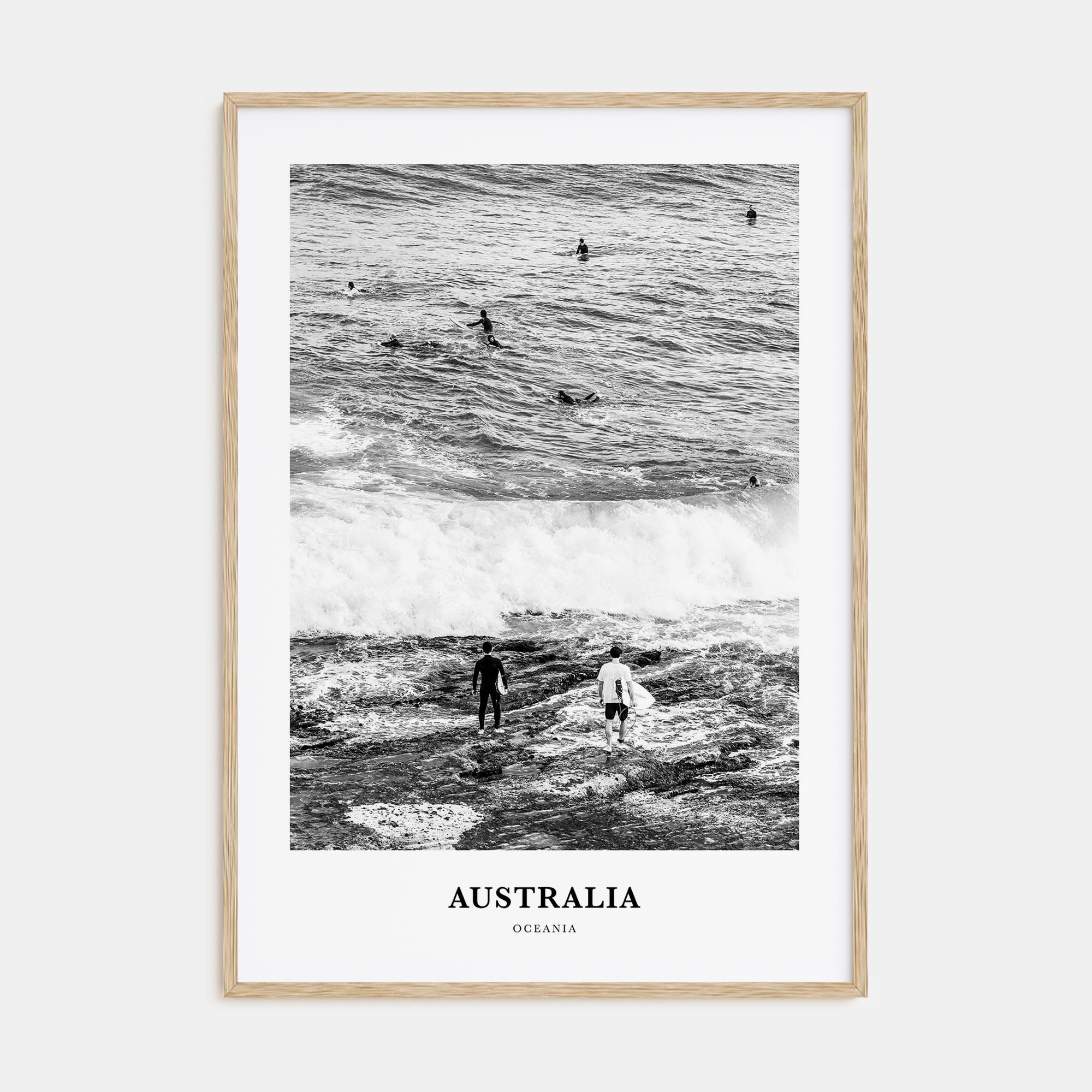Australia Portrait B&W No 3 Poster