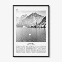 Austria Print Black and White, Austria Wall Art, Austria Poster, Austria Photo, Austria Wall Decor, Republik Österreich, Europe