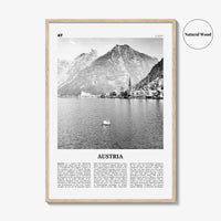 Austria Print Black and White, Austria Wall Art, Austria Poster, Austria Photo, Austria Wall Decor, Republik Österreich, Europe