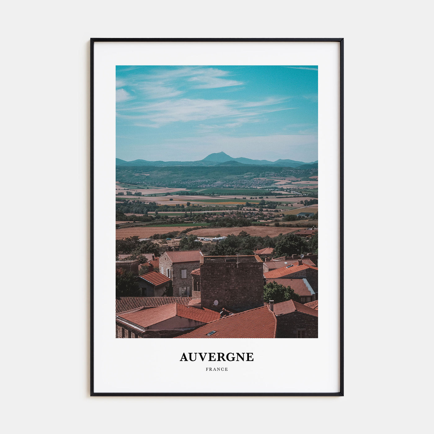 Auvergne Portrait Color Poster