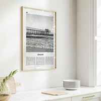 Avalon Print Black and White New Jersey, Avalon Wall Art, Avalon Poster, Avalon Photo, Avalon Wall Décor, Avalon Map, United States