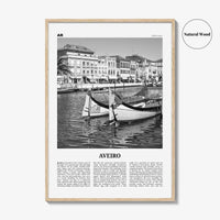 Aveiro Print Black and White, Aveiro Wall Art, Aveiro Poster, Aveiro Photo, Aveiro Wall Décor, Aveiro Map, Portugal