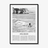 Avila Beach Print Black and White No 2, Avila Beach Wall Art, Avila Beach Poster, Avila Beach Photo, California, USA United States, America