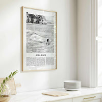 Avila Beach Print Black and White No 2, Avila Beach Wall Art, Avila Beach Poster, Avila Beach Photo, California, USA United States, America