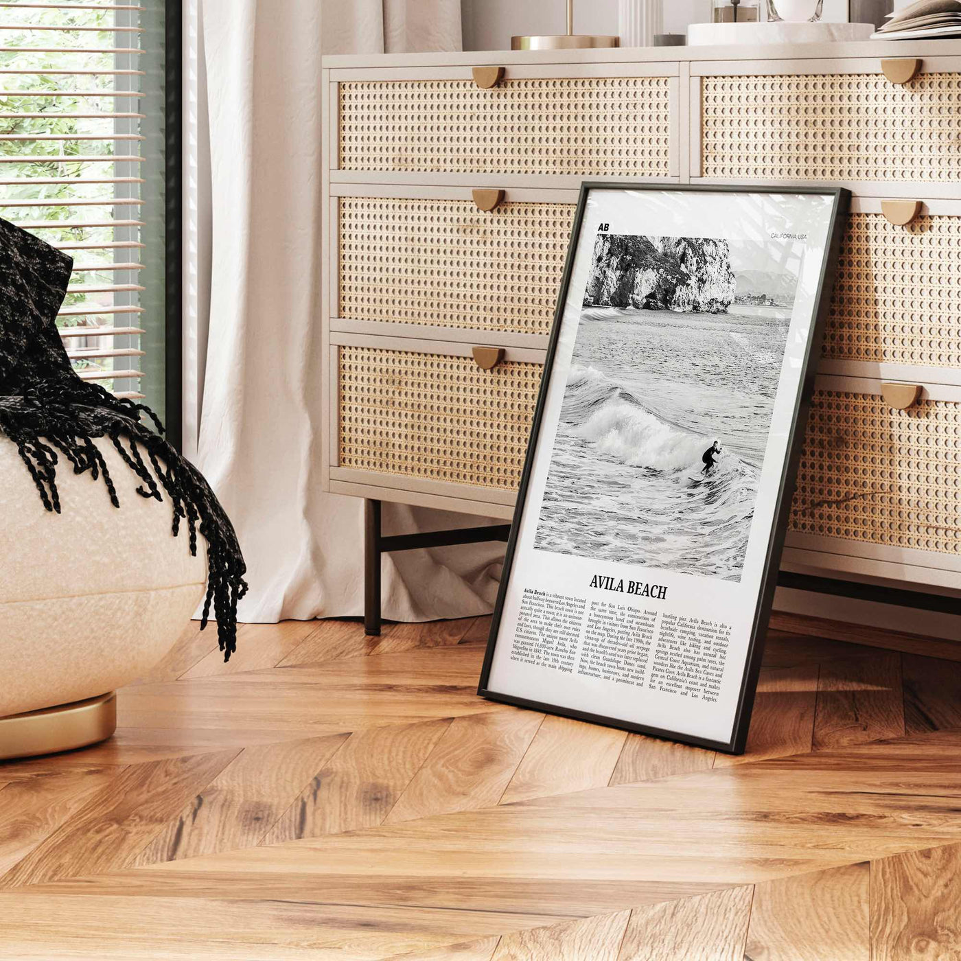 Avila Beach Print Black and White No 2, Avila Beach Wall Art, Avila Beach Poster, Avila Beach Photo, California, USA United States, America