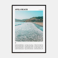 Avila Beach Travel Color Poster