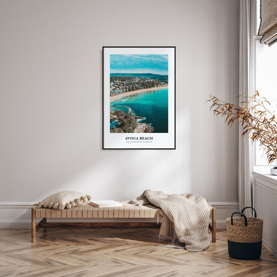 Avoca Beach Portrait Color Poster