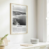 Avoca Beach Print Black and White, Avoca Beach Wall Art, Avoca Beach Poster, Avoca Beach Photo, Avoca Beach Décor, New South Wales Australia