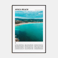 Avoca Beach Travel Color Poster