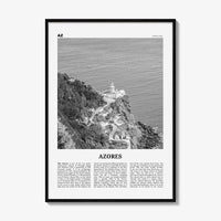 Azores Print Black and White, Azores Wall Art, Azores Poster, Azores Photo, Azores, Açores, Portugal, São Miguel, Pico, Terceira, Flores