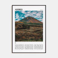 Azores Travel Color Poster