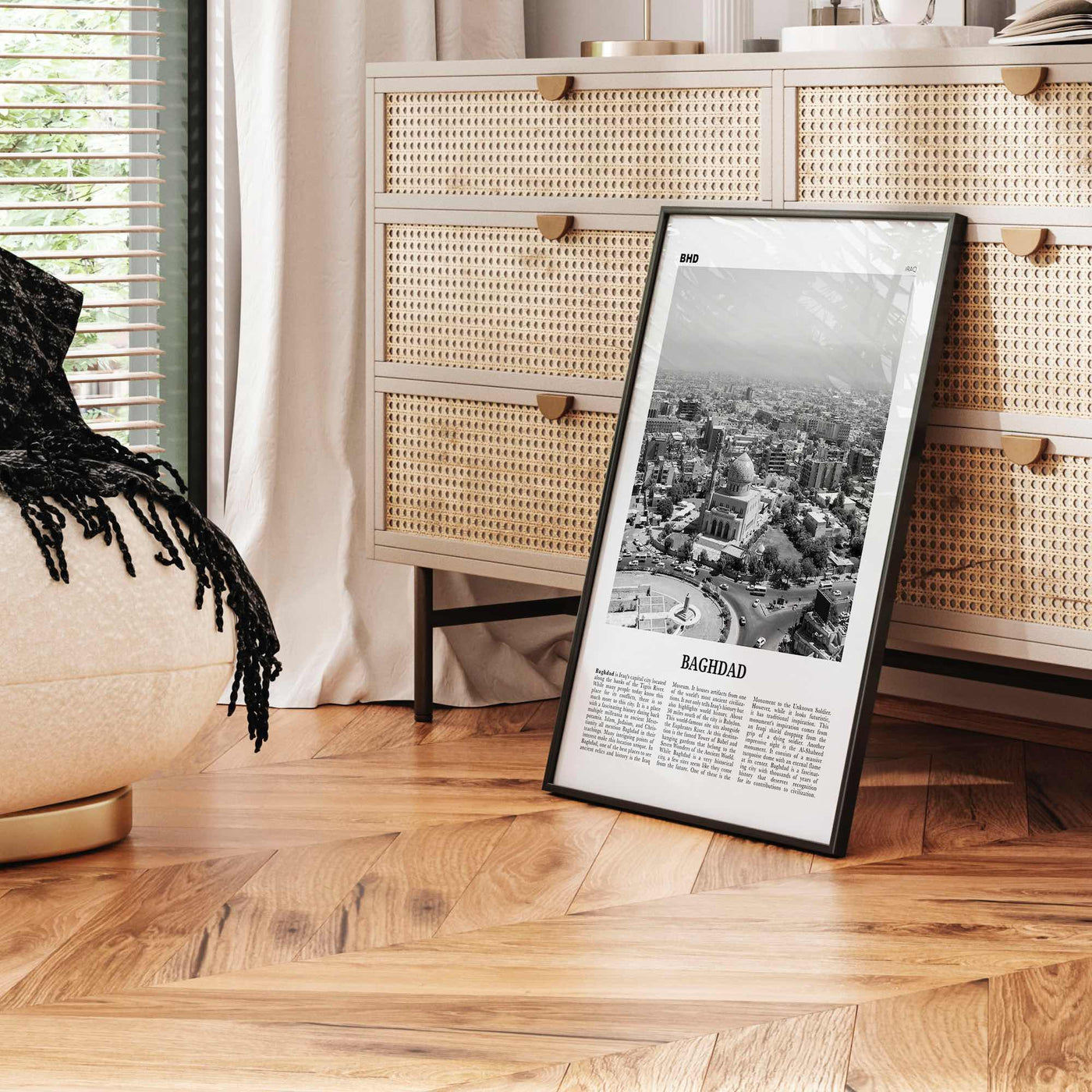 Baghdad Print Black and White, Baghdad Wall Art, Baghdad Poster, Baghdad Photo, Baghdad Wall Décor, Iraq