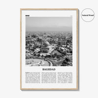 Baghdad Print Black and White, Baghdad Wall Art, Baghdad Poster, Baghdad Photo, Baghdad Wall Décor, Iraq