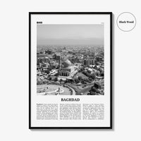 Baghdad Print Black and White, Baghdad Wall Art, Baghdad Poster, Baghdad Photo, Baghdad Wall Décor, Iraq