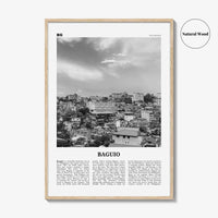 Baguio Print Black and White, Baguio Wall Art, Baguio Poster, Baguio Photo, Baguio Wall Décor, Baguio Map, Philippines