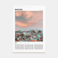 Baguio Travel Color Poster
