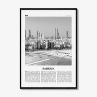 Bahrain Print Black and White, Bahrain Wall Art, Bahrain Poster, Bahrain Photo, Bahrain Wall Decor, Country Art Print