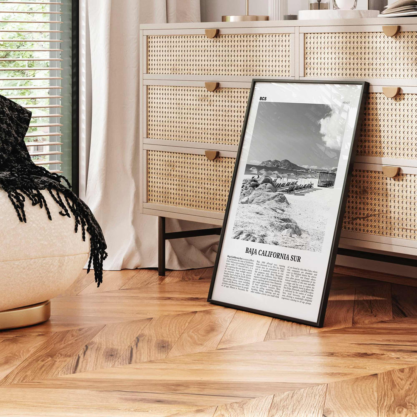 Baja California Sur Print Black and White, Baja California Sur Wall Art, Baja California Sur Poster, Baja California Sur Photo, Mexico