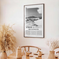 Baja California Sur Print Black and White, Baja California Sur Wall Art, Baja California Sur Poster, Baja California Sur Photo, Mexico