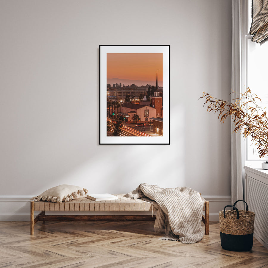 Bakersfield Photo Color Poster