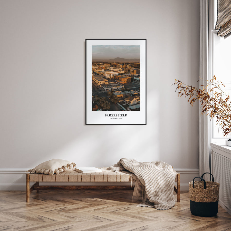 Bakersfield Portrait Color Poster