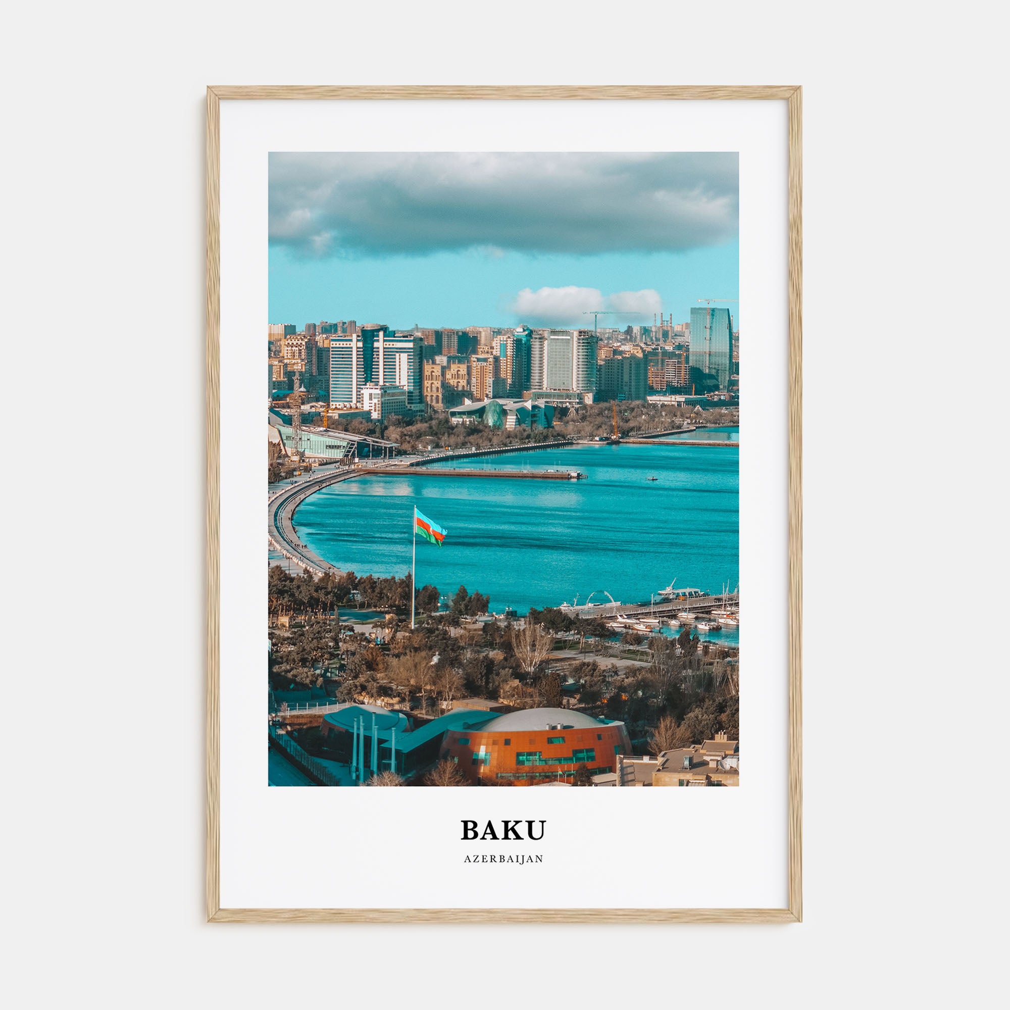 Baku Portrait Color Poster