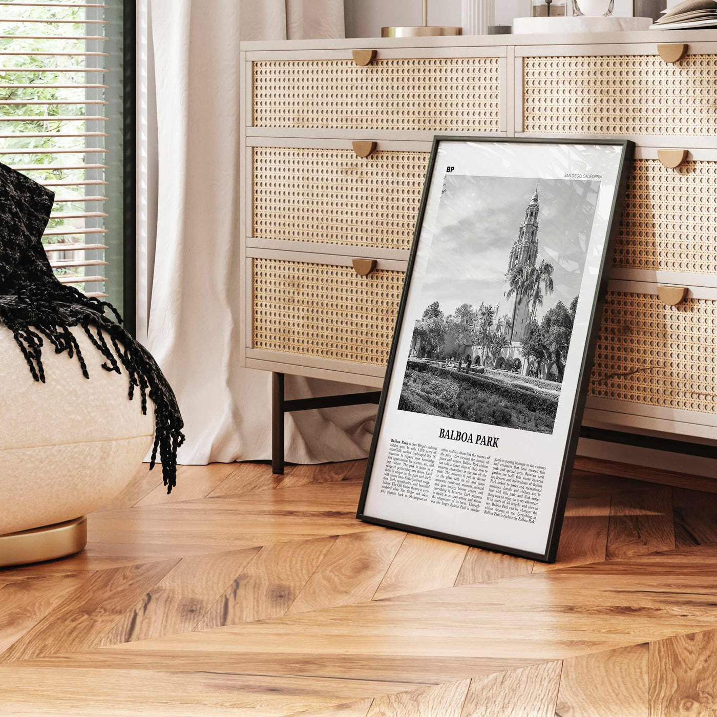 Balboa Park Print Black and White, Balboa Park Wall Art, Balboa Park Poster, Balboa Park Photo, Balboa Park Wall Décor, San Diego California