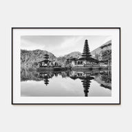 Bali Landscape B&W Poster