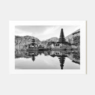 Bali Landscape B&W Poster