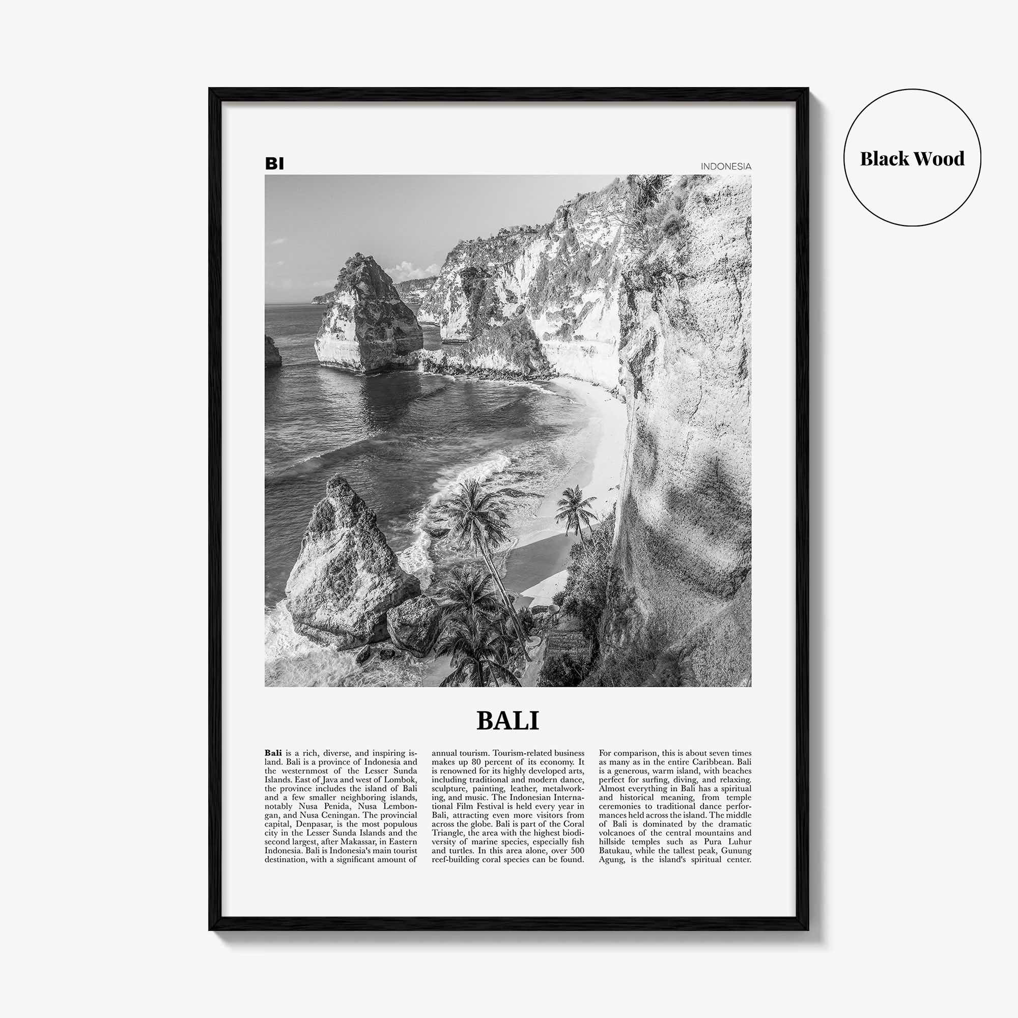 Bali Print Black and White No 1, Bali Wall Art, Bali Poster, Bali Photo, Bali Wall Decor, Balinese, Nassau Islands, Eleuthera, Asia