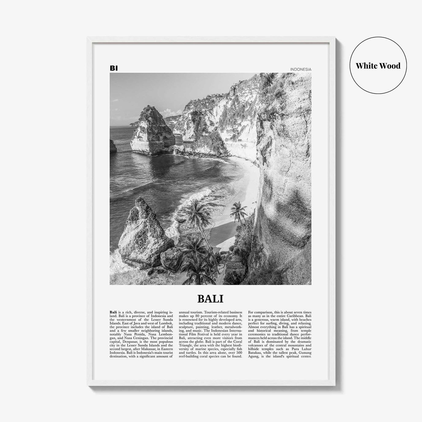 Bali Print Black and White No 1, Bali Wall Art, Bali Poster, Bali Photo, Bali Wall Decor, Balinese, Nassau Islands, Eleuthera, Asia