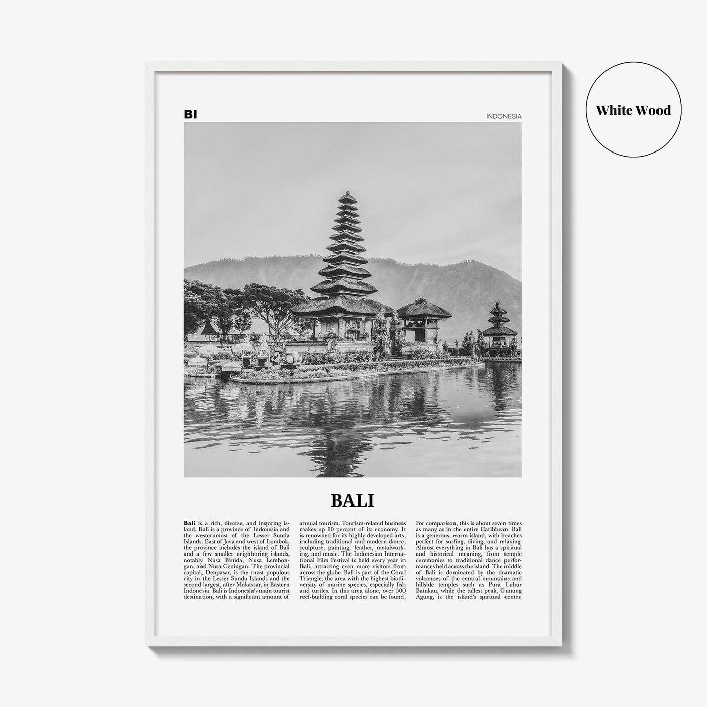 Bali Print Black and White No 2, Bali Wall Art, Bali Poster, Bali Photo, Bali Wall Decor, Balinese, Nassau Islands, Eleuthera, Asia