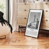 Ballarat Print Black and White, Ballarat Wall Art, Ballarat Poster, Ballarat Photo, Ballarat Wall Décor, Ballarat Map, Australia