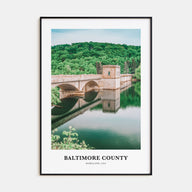 Baltimore County Portrait Color Poster