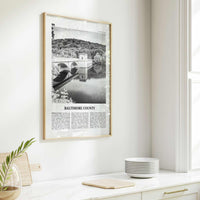 Baltimore County Print Black and White, Baltimore County Wall Art, Baltimore Poster, Baltimore Photo, Baltimore Wall Décor, Baltimore Map