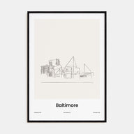 Baltimore Drawn Poster