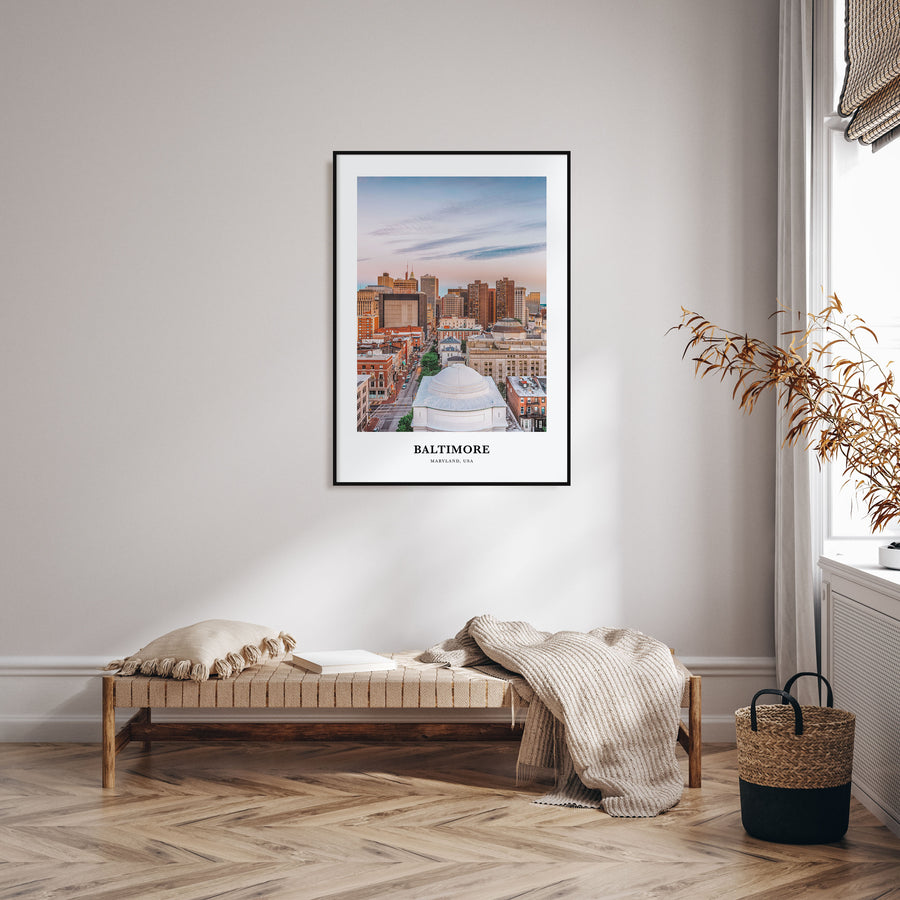 Baltimore Portrait Color Poster