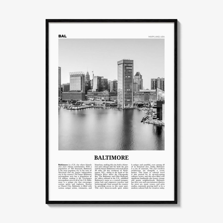 Baltimore No 1 Poster