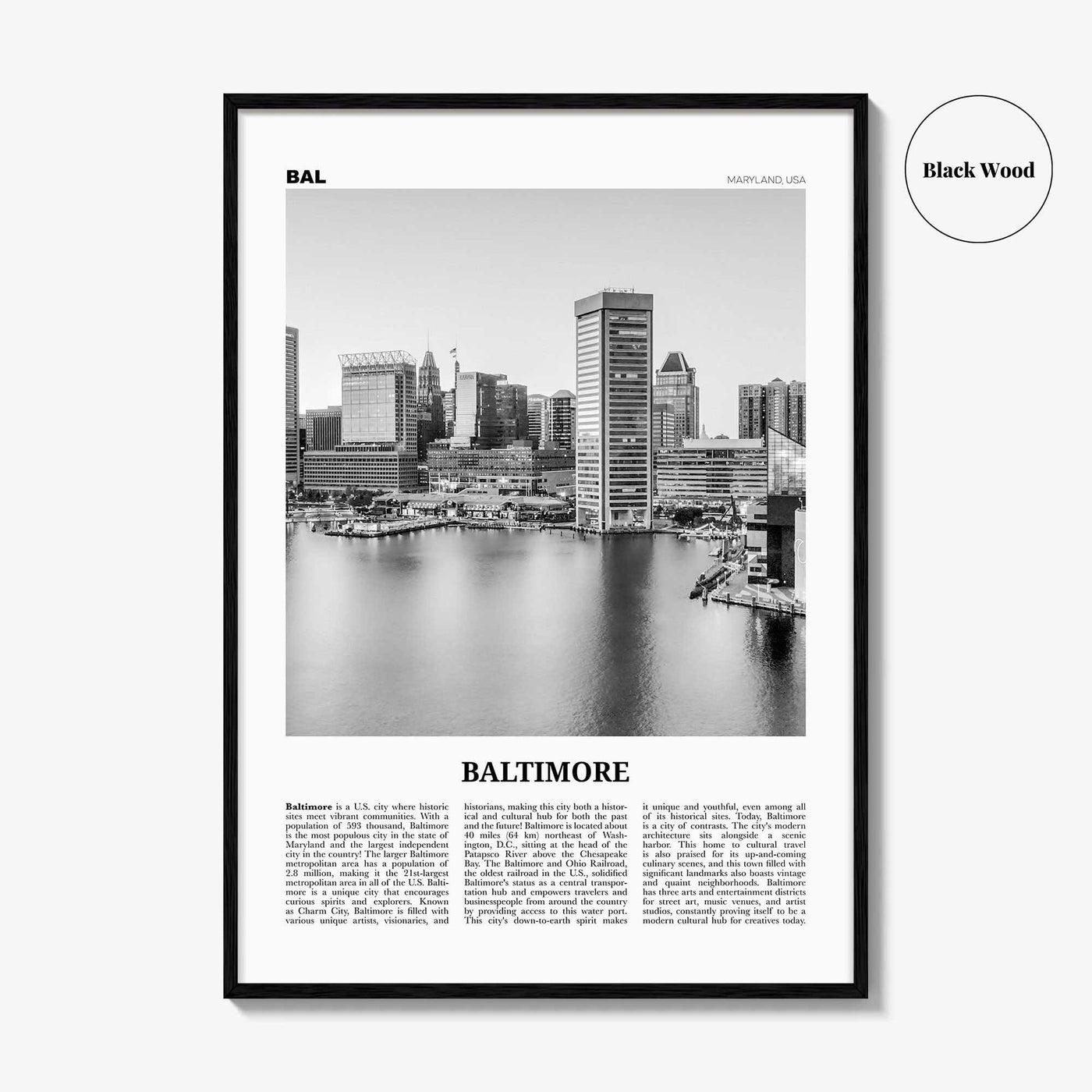 Baltimore No 1 Poster