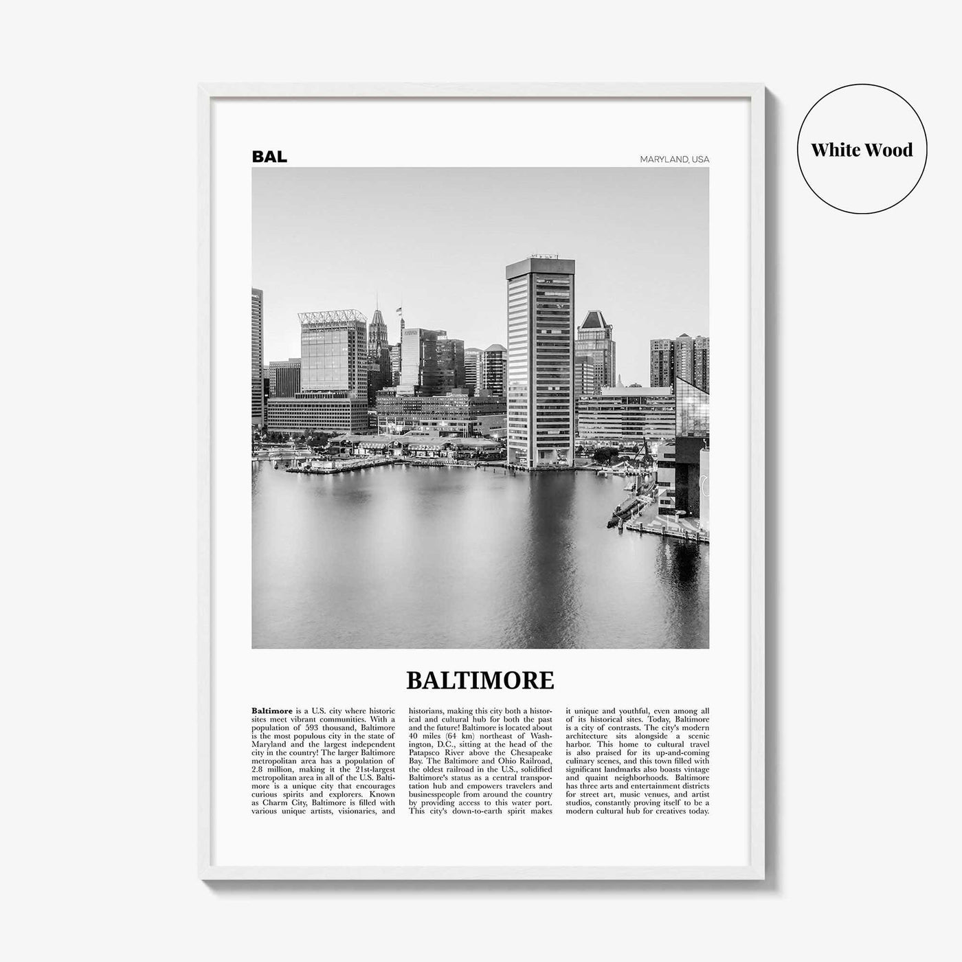 Baltimore No 1 Poster