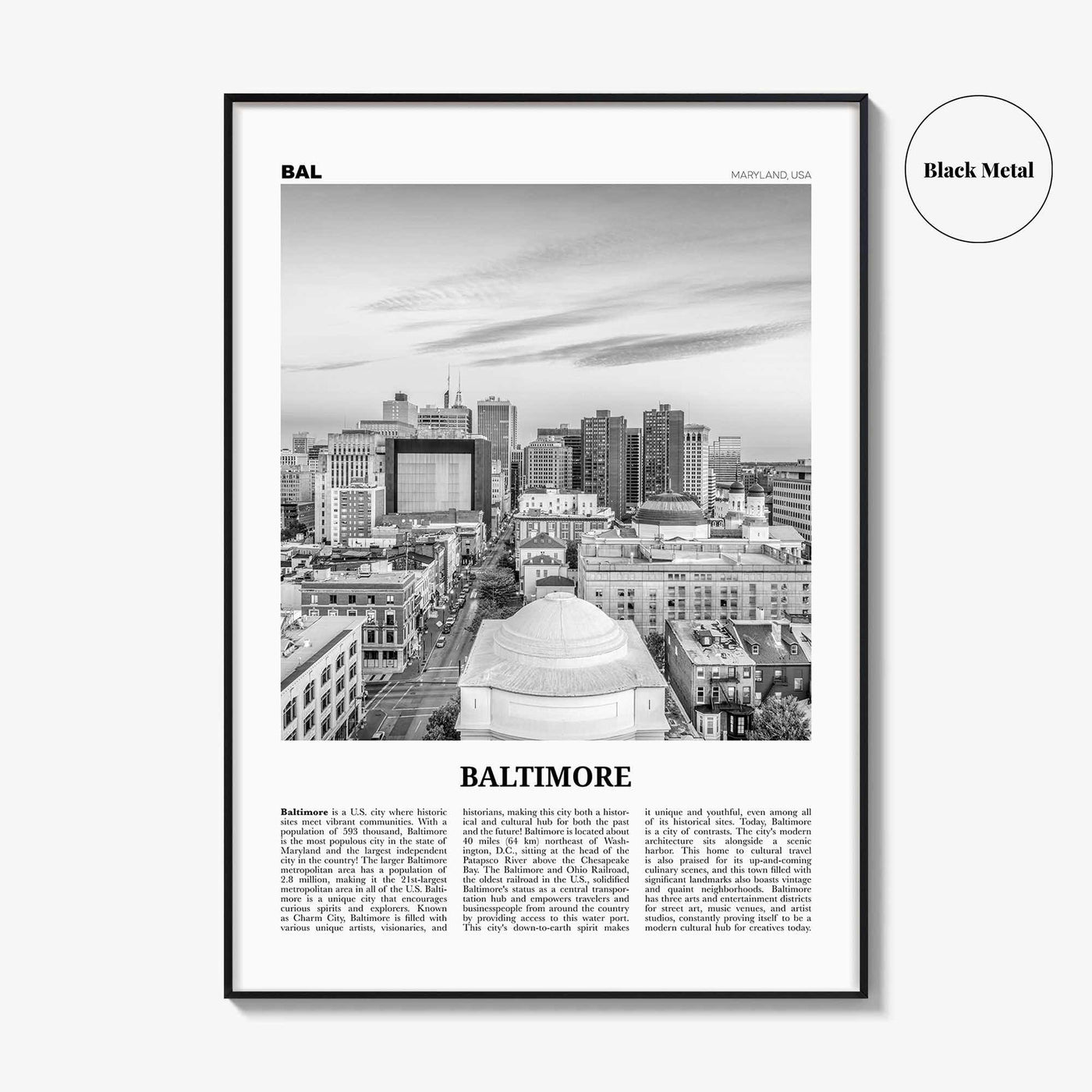 Baltimore No 2 Poster