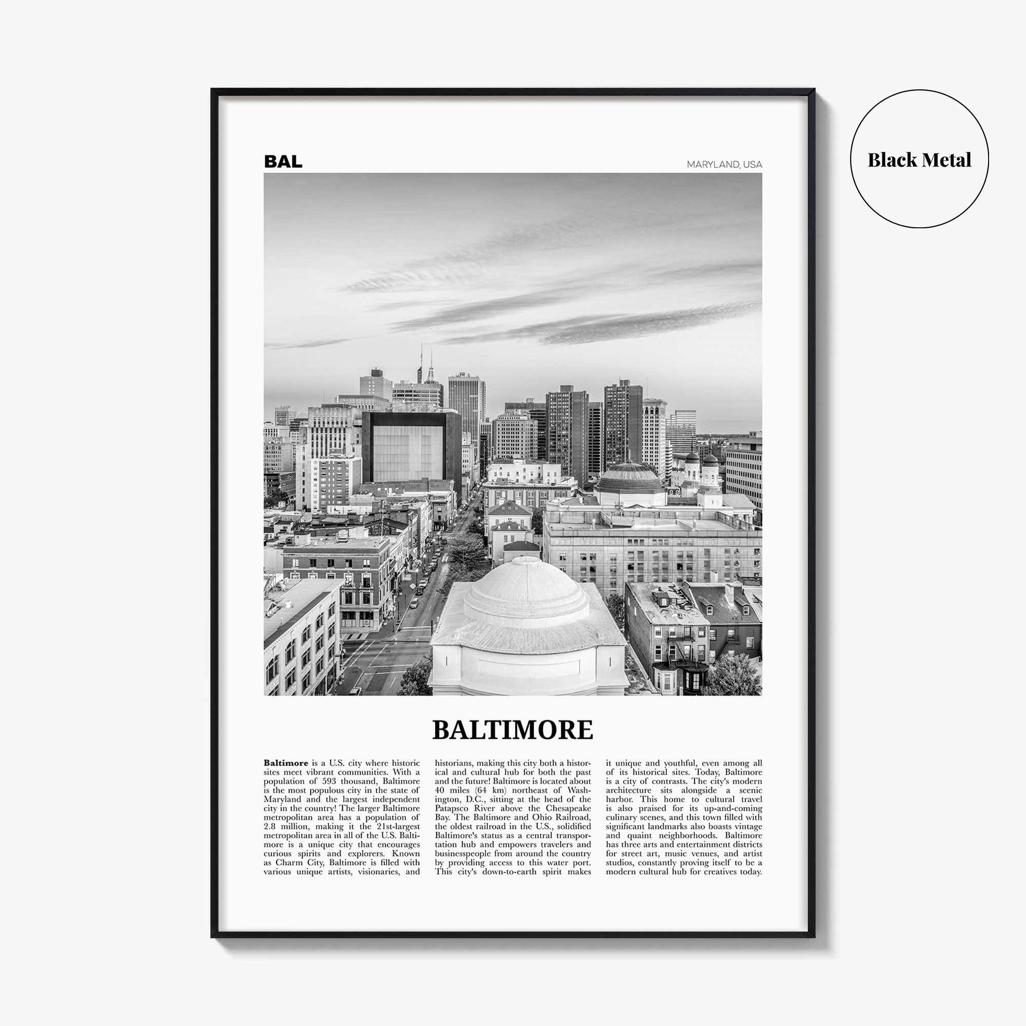 Baltimore No 2 Poster