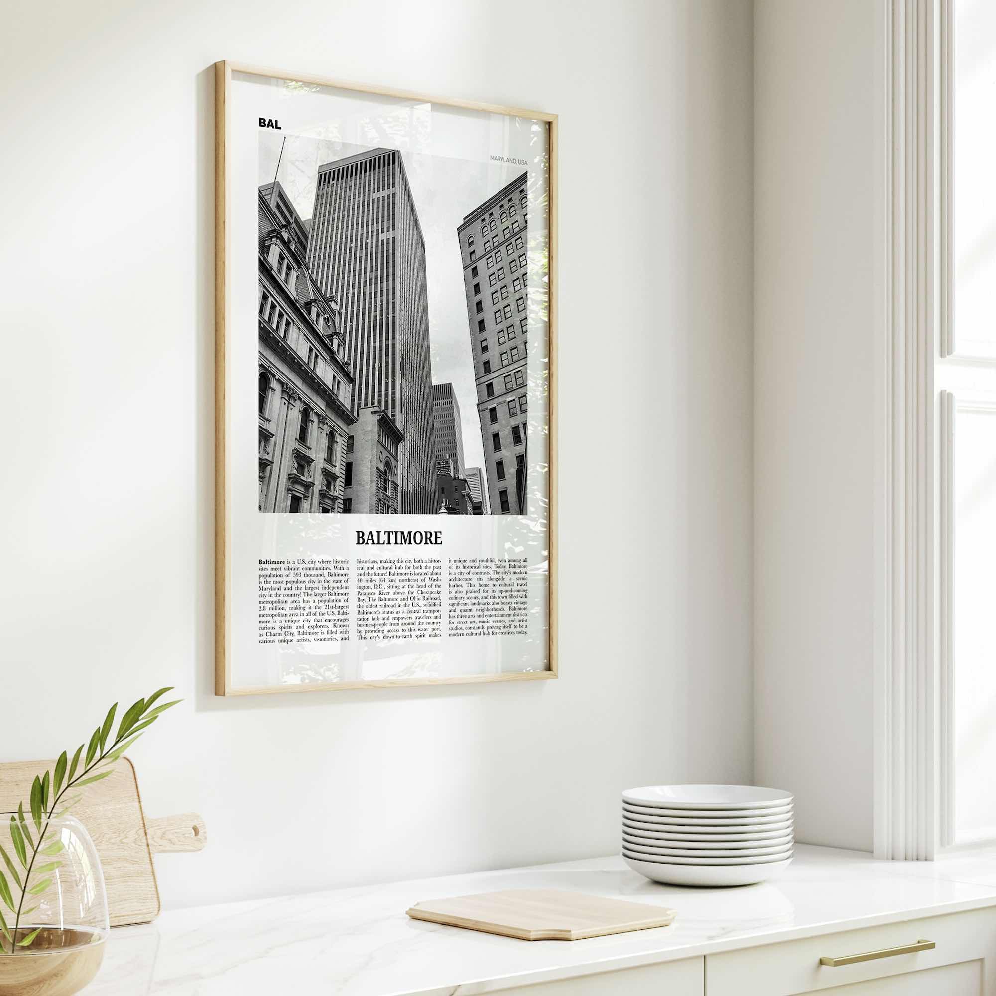 Baltimore No 3 Poster