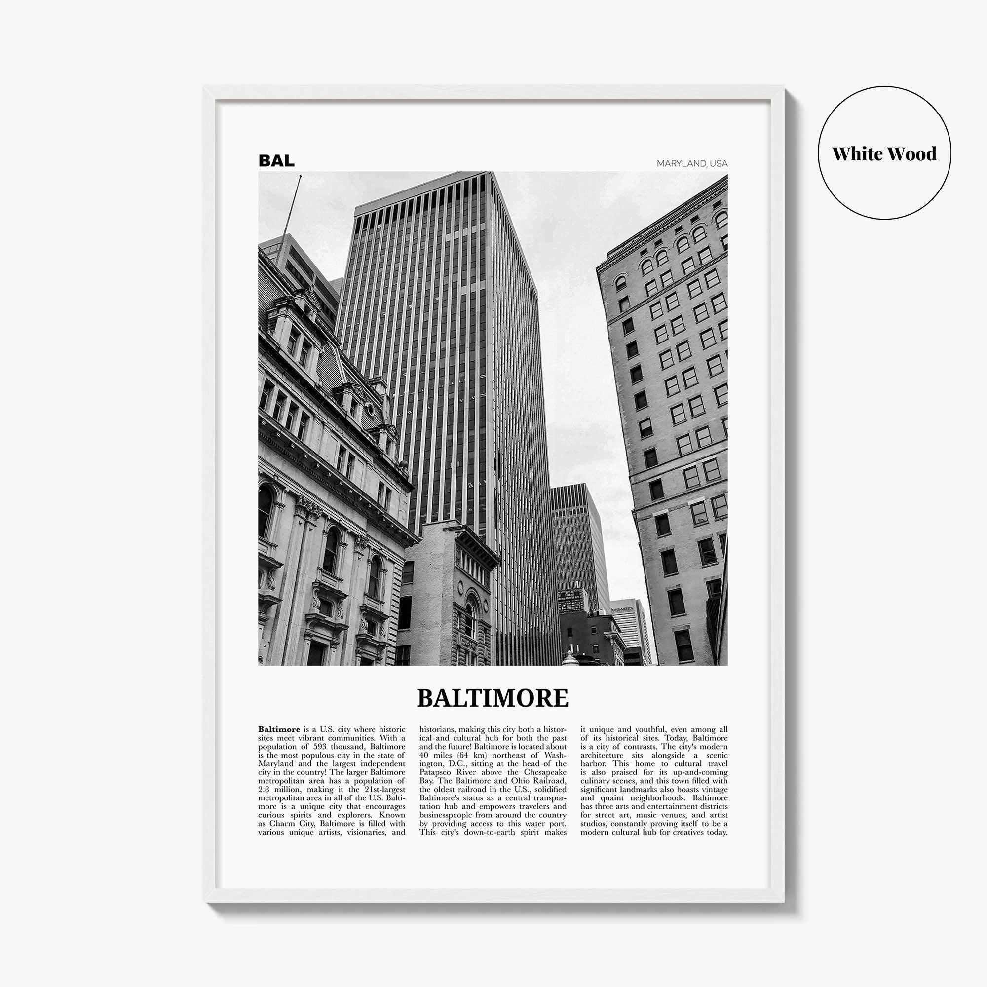 Baltimore No 3 Poster