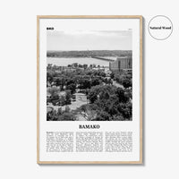 Bamako Print Black and White, Bamako Wall Art, Bamako Poster, Bamako Photo, Bamako Wall Décor, Mali