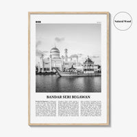 Bandar Seri Begawan Print Black and White, Bandar Seri Begawan Wall Art, Bandar Seri Begawan Poster, Bandar Seri Begawan Photo, Brunei