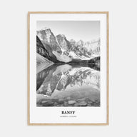 Banff Portrait B&W No 1 Poster