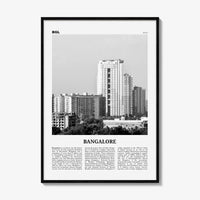 Bangalore Print Black and White, Bangalore Wall Art, Bangalore Poster, Bangalore Photo, Bangalore Decor, Bengaluru, India, Karnataka, Asia
