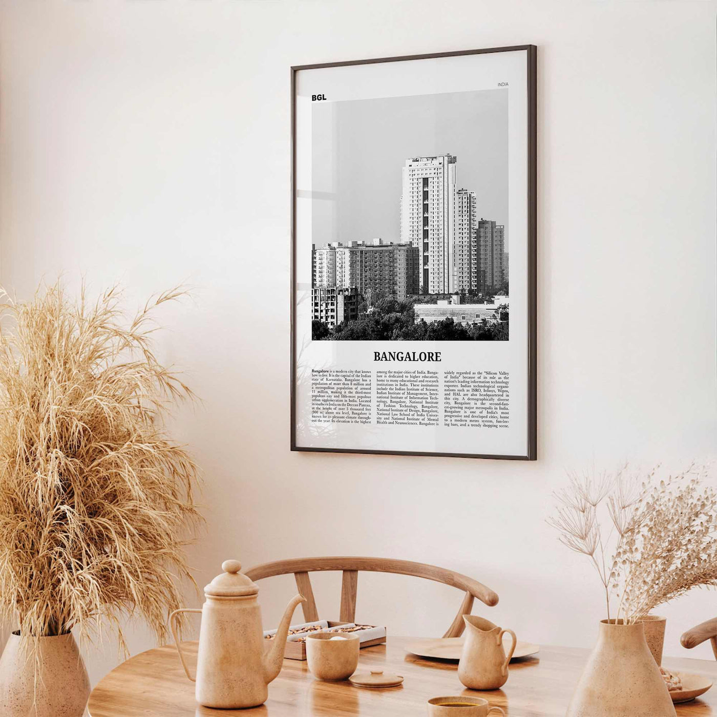 Bangalore Print Black and White, Bangalore Wall Art, Bangalore Poster, Bangalore Photo, Bangalore Decor, Bengaluru, India, Karnataka, Asia